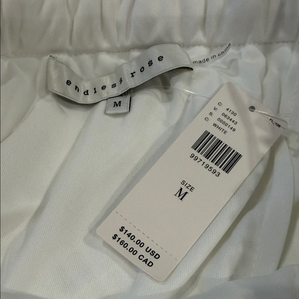 Anthropologie by Endless Rose Dress Strapless Fitted Mini SIZE MEDIUM NEW - Picture 6 of 8